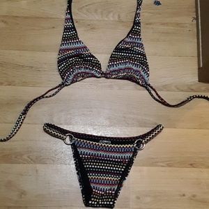 Multi colored bikini